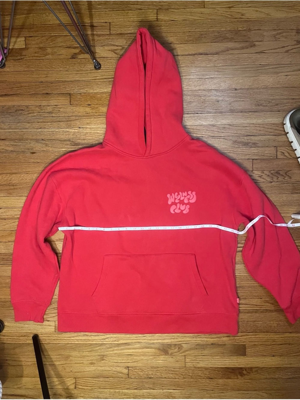 Cotton On Wellness Club Red Hooded Pullover - Picture 5 of 7